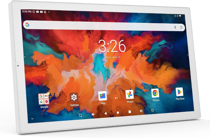 Tableau blanc interactif Shiarffe Smart Board 21 pouces 2K avec caméra 8 Mpx et microphone, écran tactile numérique pour salle de classe, bureau, maison
